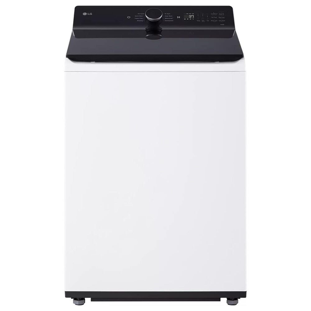 LG 5.3 cu. ft. SMART Top Load Washer in Alpine White with Agitator, Easy Unload and TurboWash3D Technology, , large