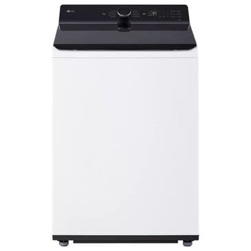 LG 5.3 cu. ft. SMART Top Load Washer in Alpine White with Agitator, Easy Unload and TurboWash3D Technology, , large