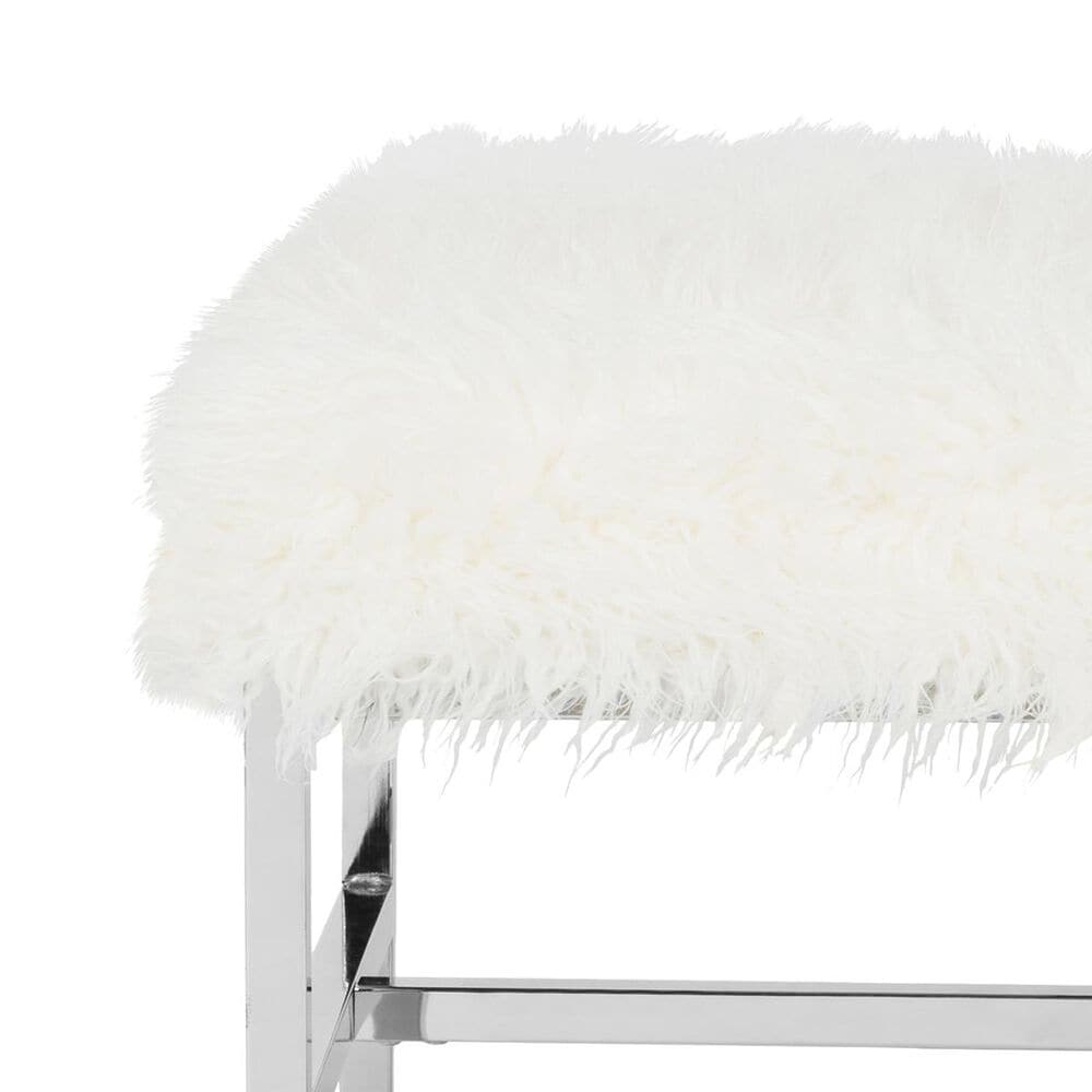 Safavieh Horace Square Bench in White, , large