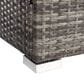 Safavieh Brielle 4-Piece Patio Living Set in Grey Brown, , large