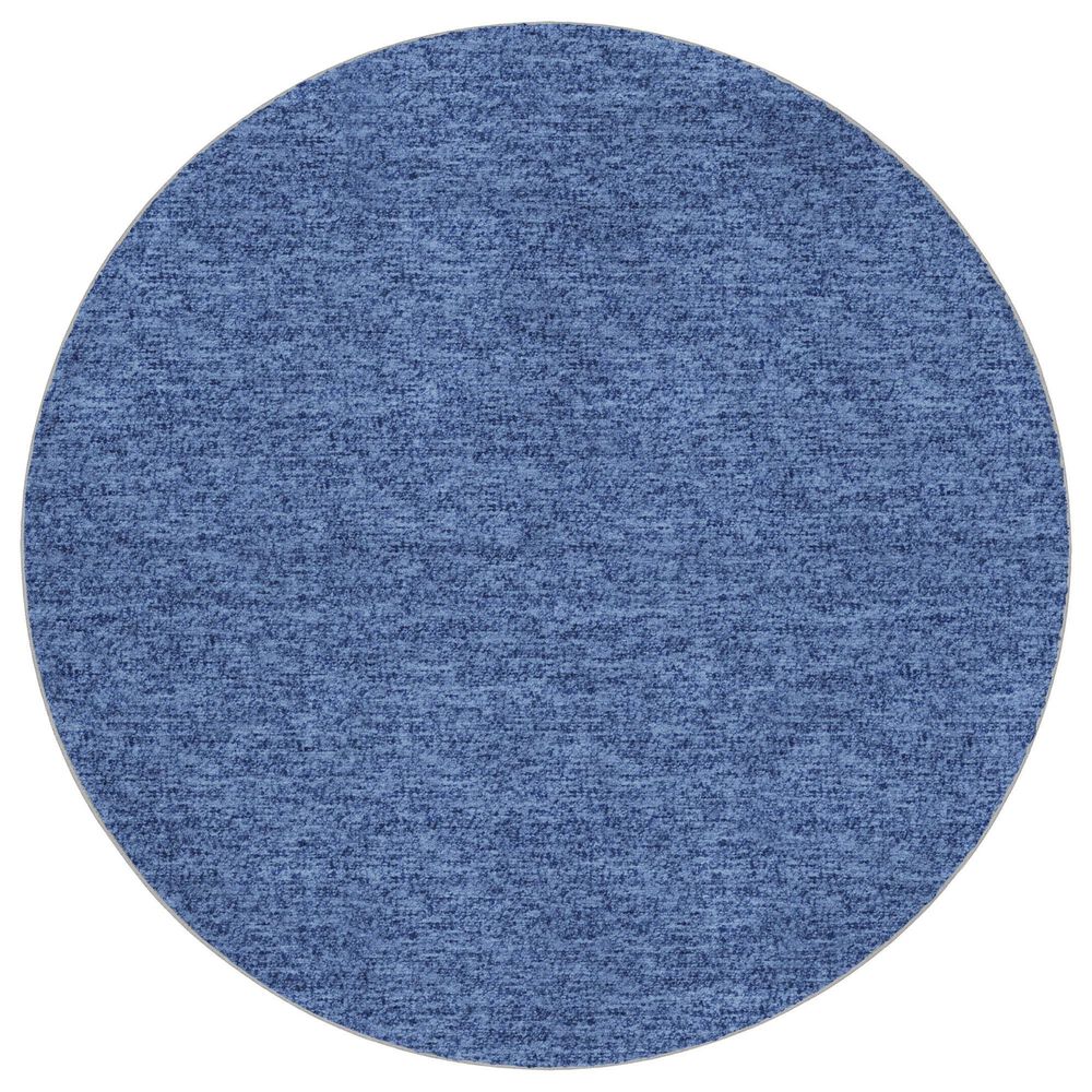 Dalyn Rug Company Voyage VY2 Navy 8" Round Area Rug, , large