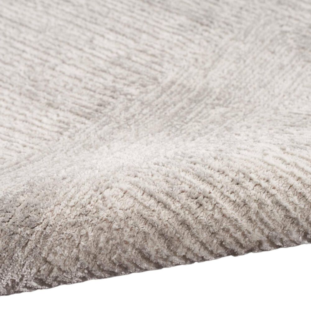 Nourison Irradiant 3&#39;11&quot; x 5&#39;11&quot; Silver Area Rug, , large