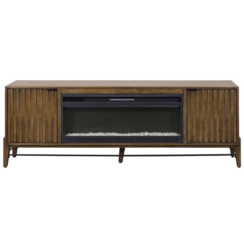 Martin Furniture Delray 82&quot; Fireplace TV Stand, , large