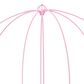 Furniture of America Carriage Twin Canopy Bed in Pink, , large