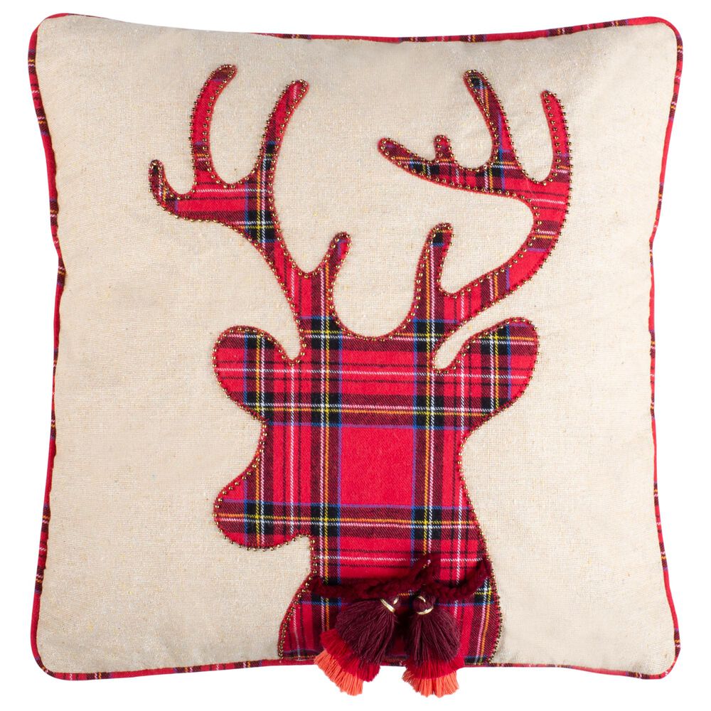 Safavieh Blitz 18" Pillow in Red, , large