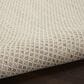 Nourison Courtyard Ivory and Silver 5" Square Indoor/Outdoor Area Rug, , large