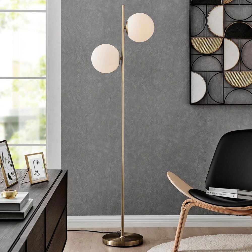 37B Lencho Floor Lamp in Gold, , large