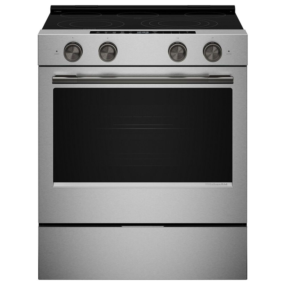 KitchenAid Handle and 4-Piece Knob Accessory Kit for Slide-In Convection Range in Black Ore, , large