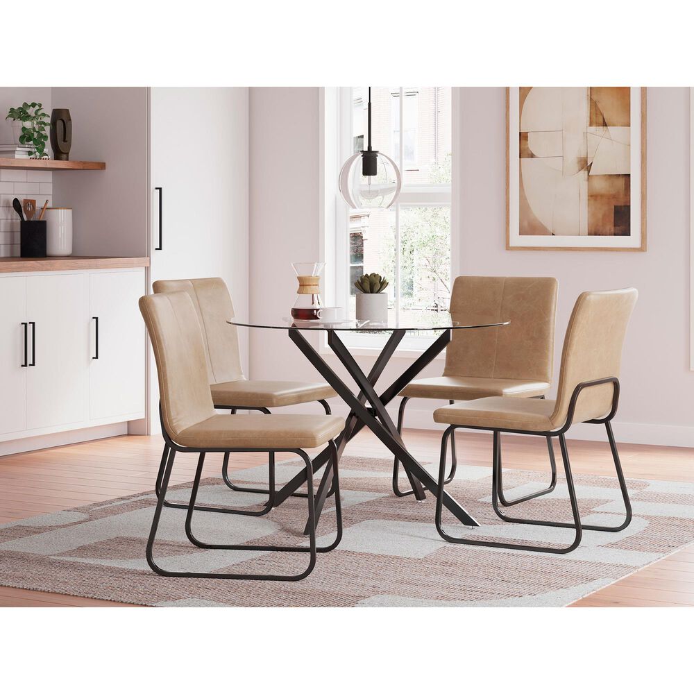 Ashley Pharwynn Side Chair in Dark Gunmetal, , large