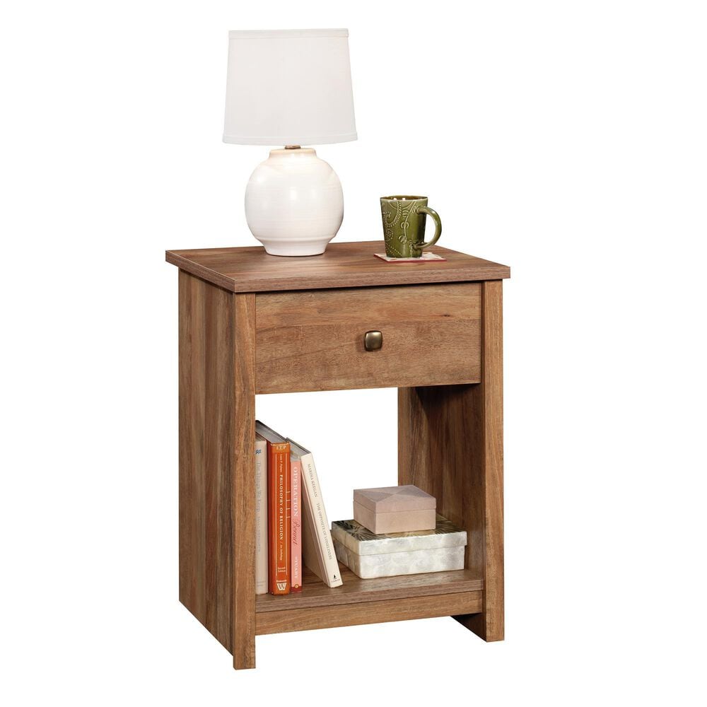 Sauder River Ranch 1-Drawer Nightstand in Sindoori Mango, , large