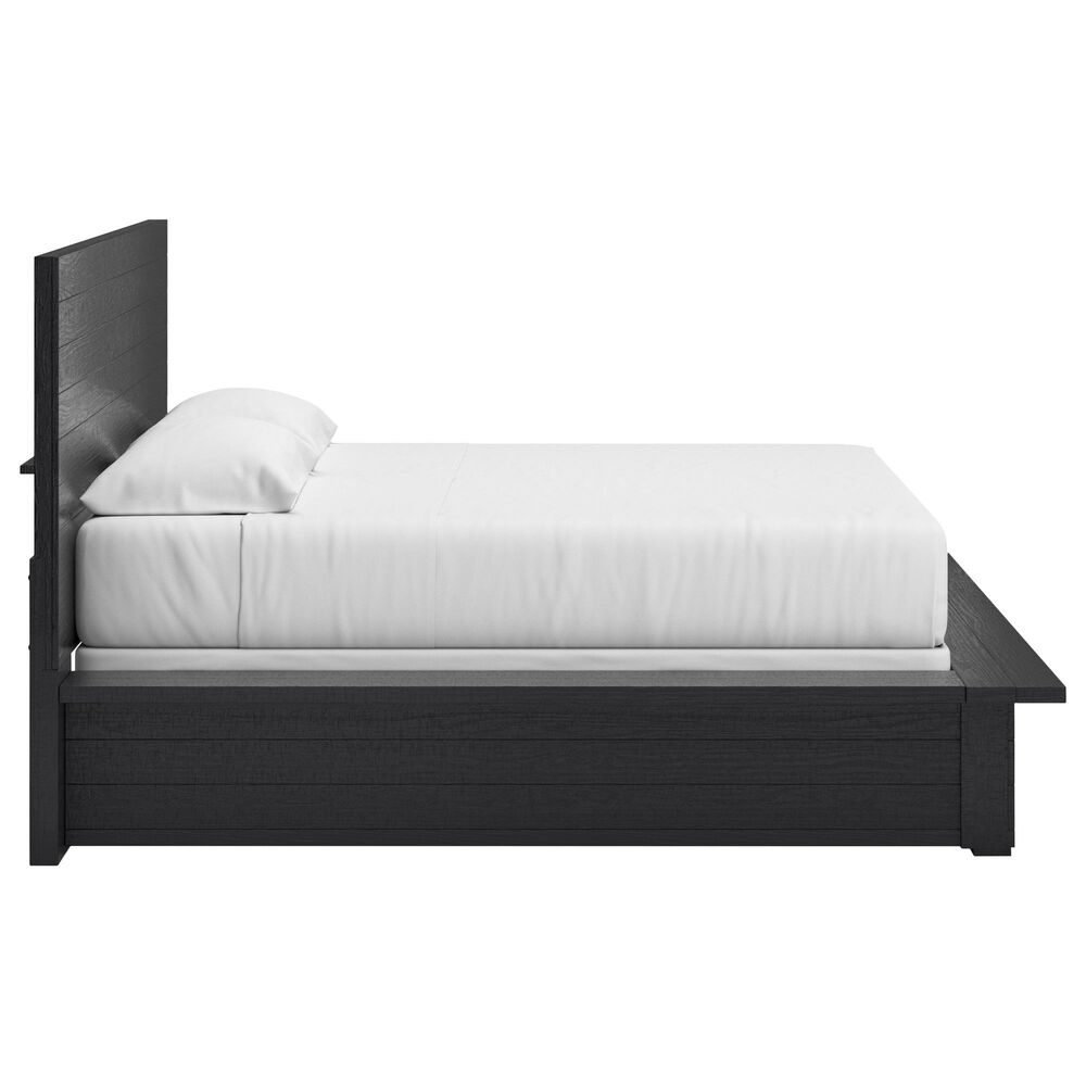 Ashley Londer King Panel Bed  in Black  in Black, , large