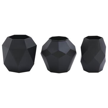 Novogratz Vase in Black (Set of 3), , large