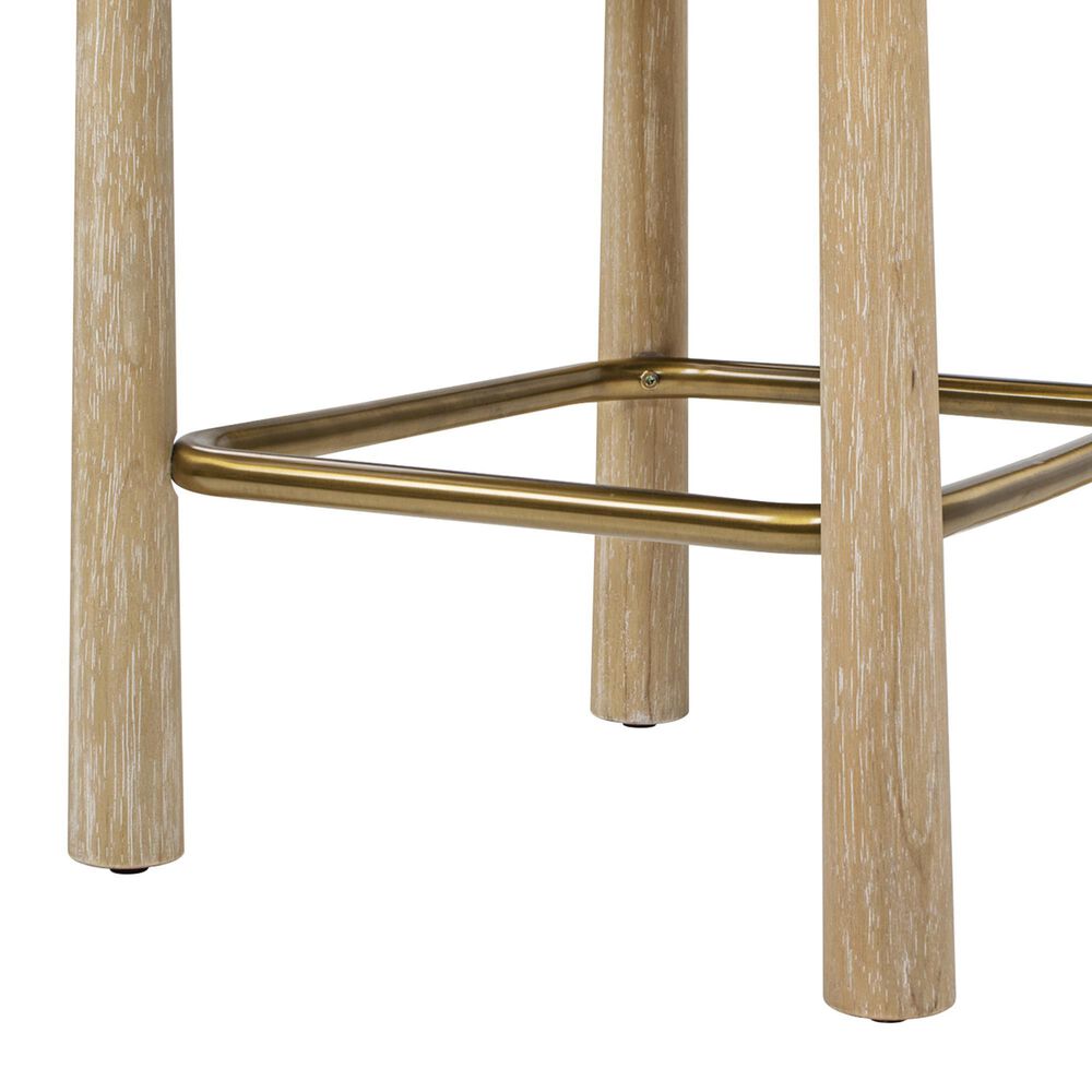 Jennifer Taylor Home Arden 27.5" Bar Stool with Natural Blonde Cushion in Natural, , large