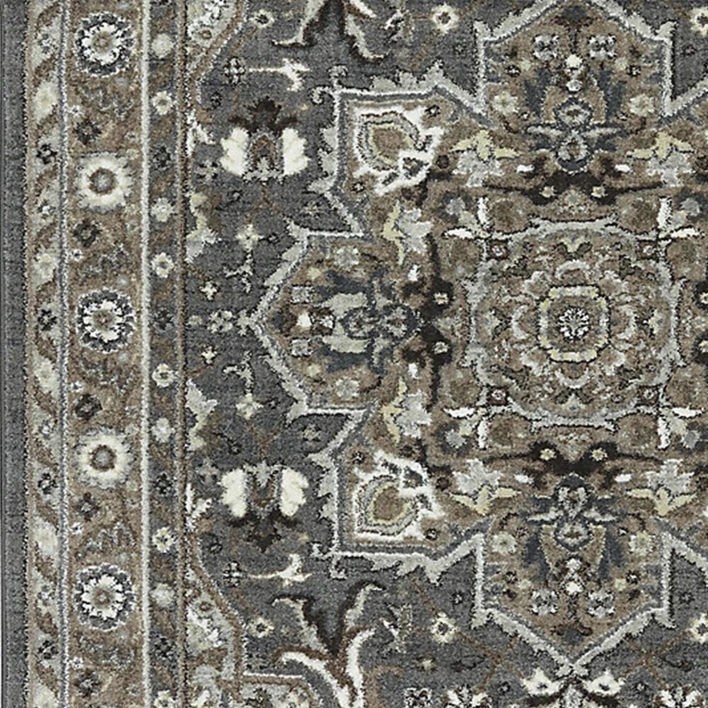 Karastan Euphoria Rhodes 90272-5913 6&#39;6&quot; x 9&#39;6&quot; Ash Grey Area Rug, , large