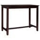 Linon Home Decor Claridge Counter Height Pub Table in Walnut Brown - Table Only, , large