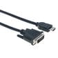 Manhattan 10" HDMI to DVI-D Cable in Black, , large