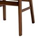 Baxton Studio Euclid Side Chair with Grey Cushion in Walnut Brown (Set of 2), , large