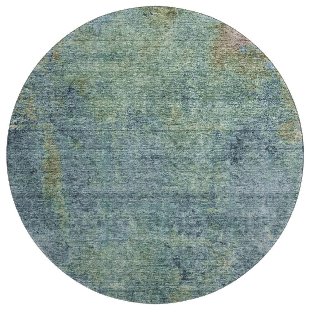 Dalyn Rug Company Trevi TV9 8" Round Blue Area Rug, , large