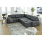 Ashley Brindley Pier Oversized Accent Ottoman in Fog, , large