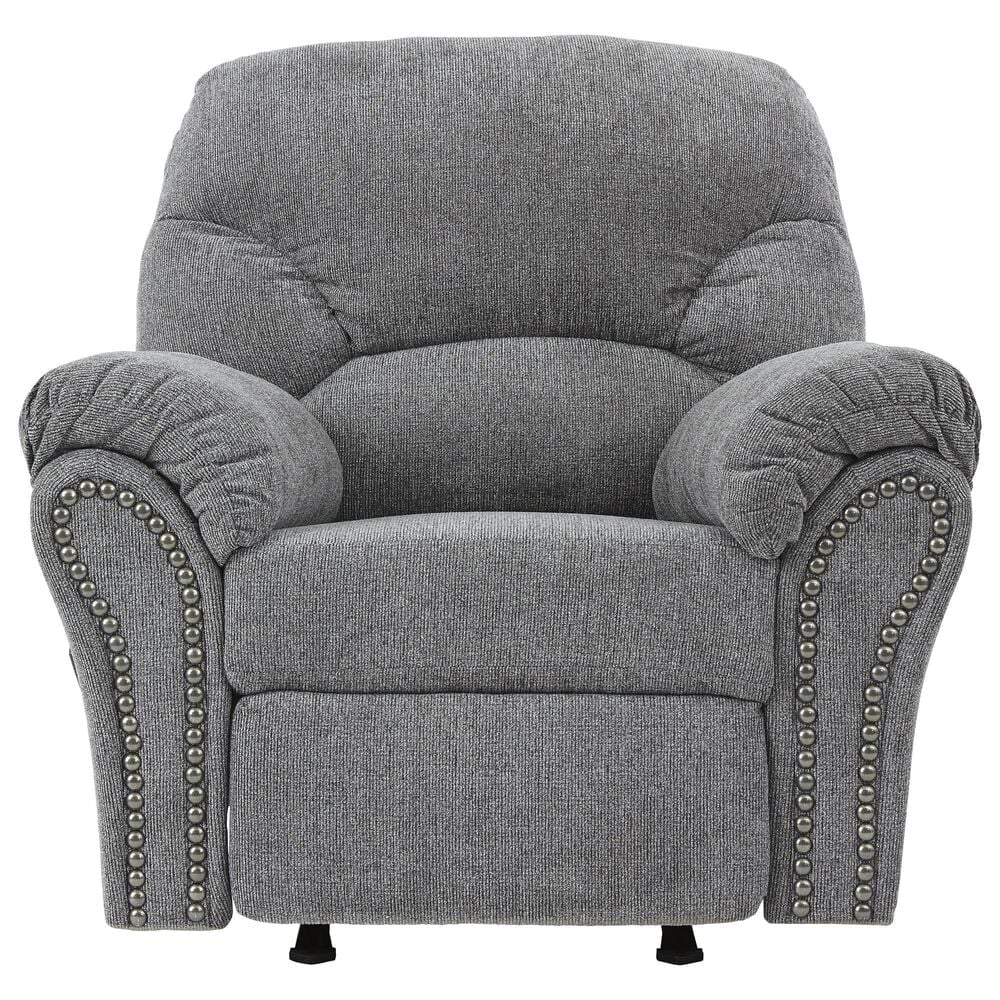 Ashley Allmaxx Rocker Recliner in Pewter, , large