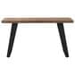 Uttermost Freddy Console Table in Weathered Oak and Black, , large