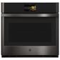 GE Profile 30" Gas Cooktop with 30" Built-In Convection Single Wall Oven in Black Stainless Steel, , large