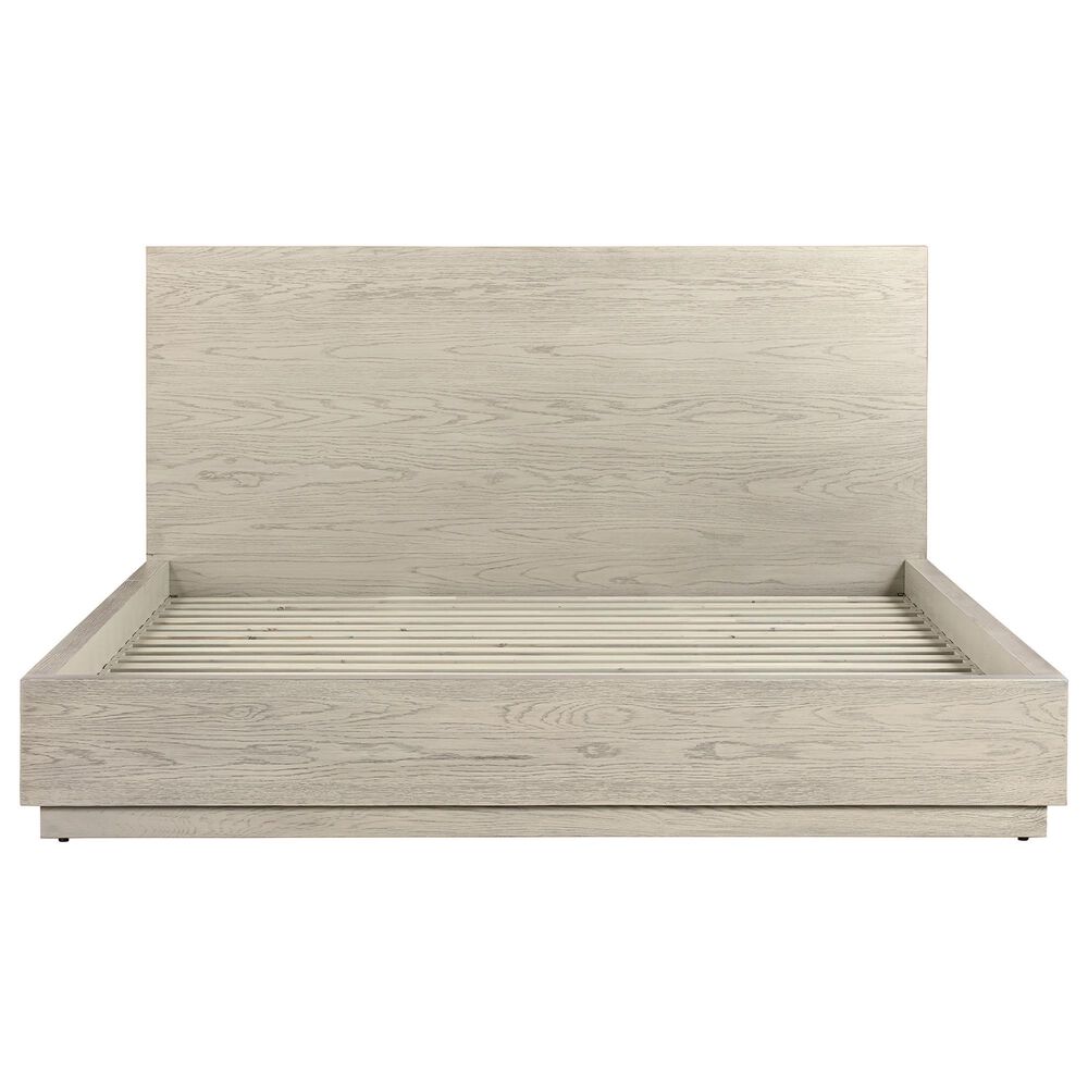 Blue River Abbey King Platform Bed in Silver Grey Oak, , large