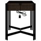 Golden Wave Furniture Huron Chairside Table in Dark Brown and Black, , large