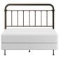 Richlands Furniture Kirkland Full/Queen Slat Metal Bed  in Dark Bronze, , large