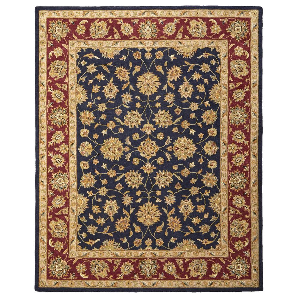 Feizy Rugs Wagner Navy and Red 5&#39; x 8&#39; Area Rug, , large