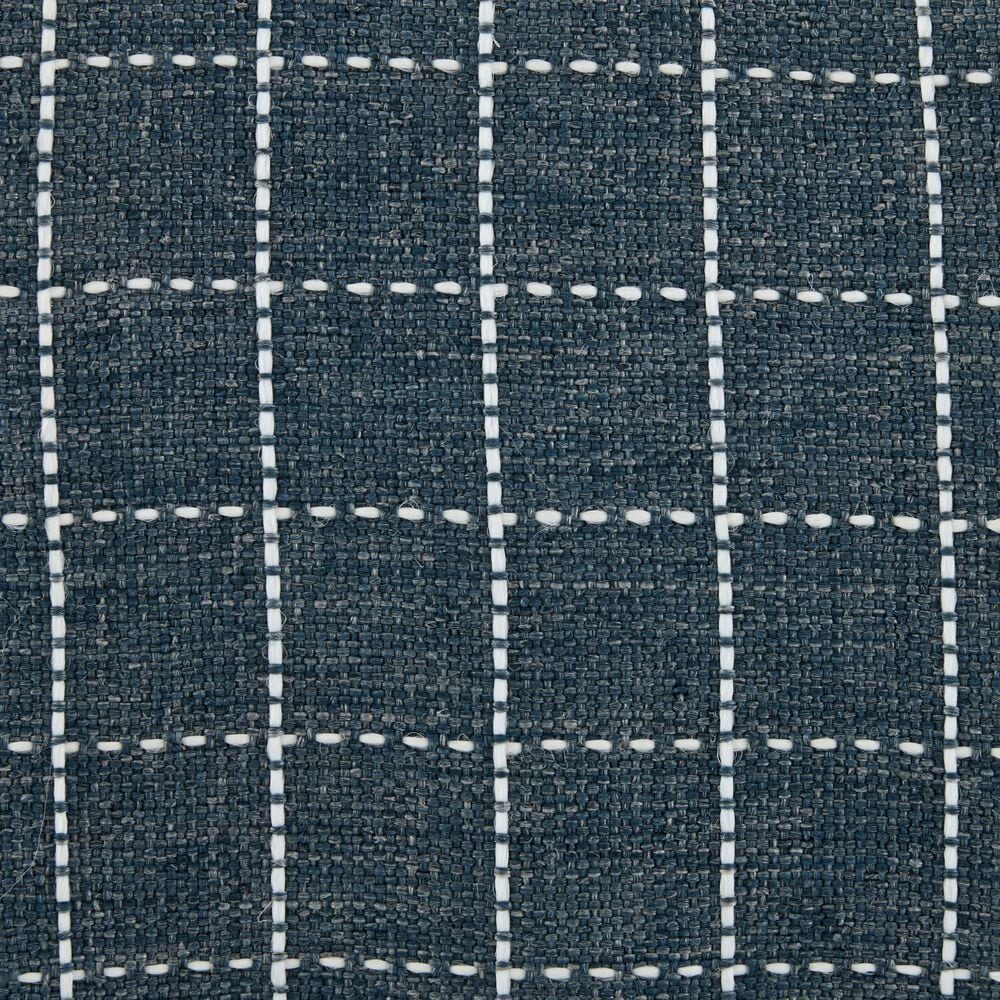 Surya Island Vibe Pouf in Navy and White, , large
