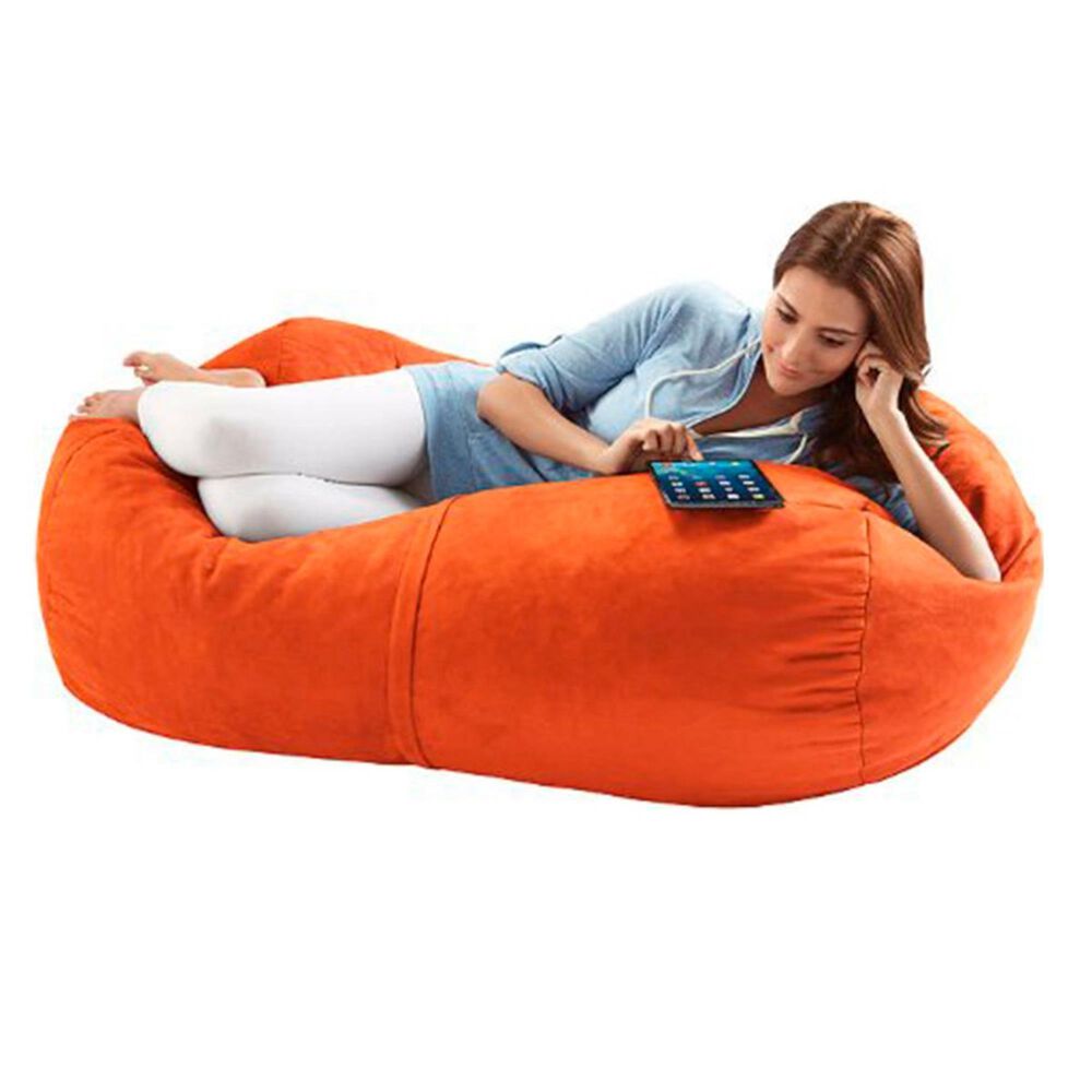 Jaxx 4&#39; Lounger Bean Bag in Mandarin, , large