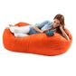 Jaxx 4" Lounger Bean Bag in Mandarin, , large