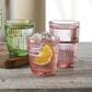 Bormioli Barshine Long Drink Stackable Drinking Glasses in Peach (Set of 6), , large