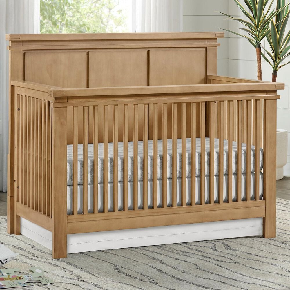 Oxford Baby Mystic 4-In-1 Convertible Crib in Honey, , large