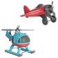 Wheatley Wheatley 2-Piece Adventure Air Set - Plane with Helicopter, , large