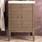James Martin Vanities Linden 24" Single Bathroom Vanity in Whitewashed Walnut with 5 cm White Glossy Resin Top and Rectangular Sink, , large