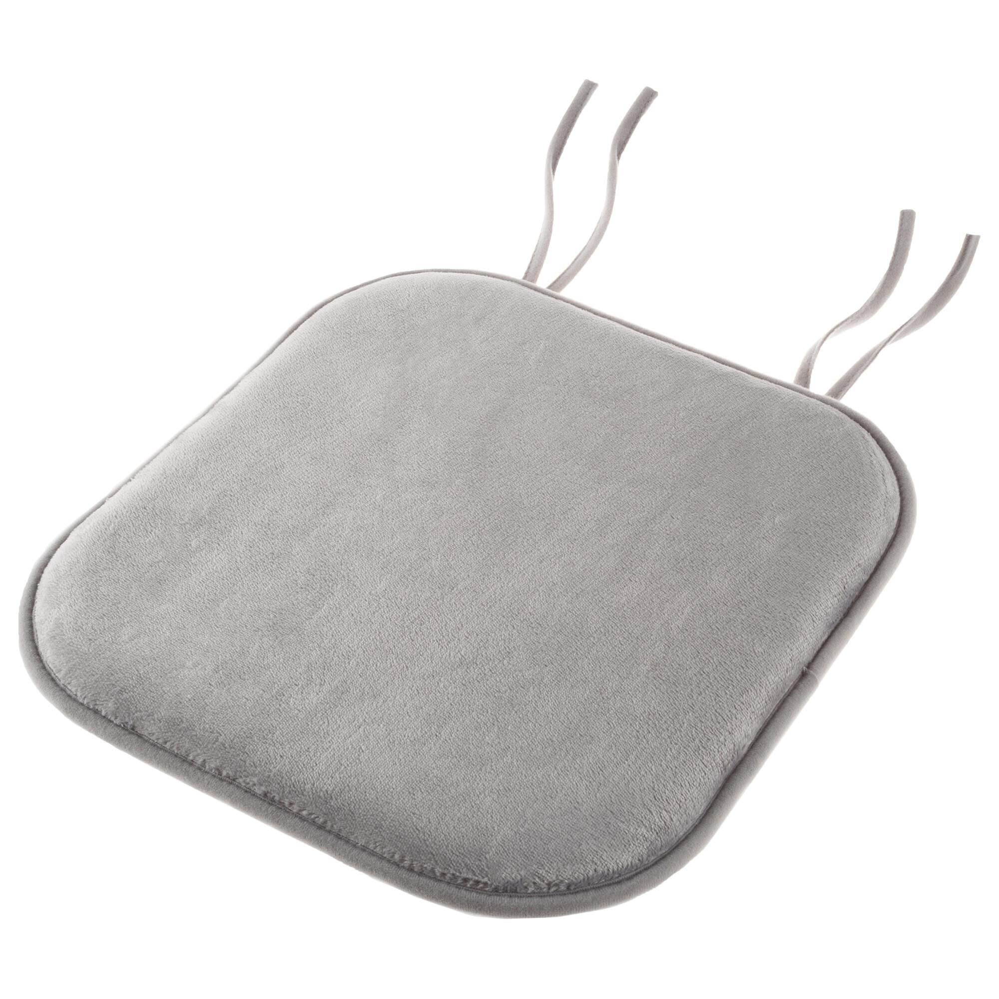 Timberlake Plush Chair Cushion in Gray Set of 4 NFM