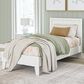 Ashley Hallityn Twin Platform Bed in White, , large