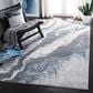 Safavieh Craft CFT844M 2"7" x 5" Blue and Grey Area Rug, , large