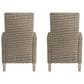 Ashley Beachcroft Arm Chair in Beige - Set of 2, , large