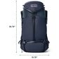 YETI Skala 50L Men"s Hiking Backpack in Classic Navy - S/M, , large