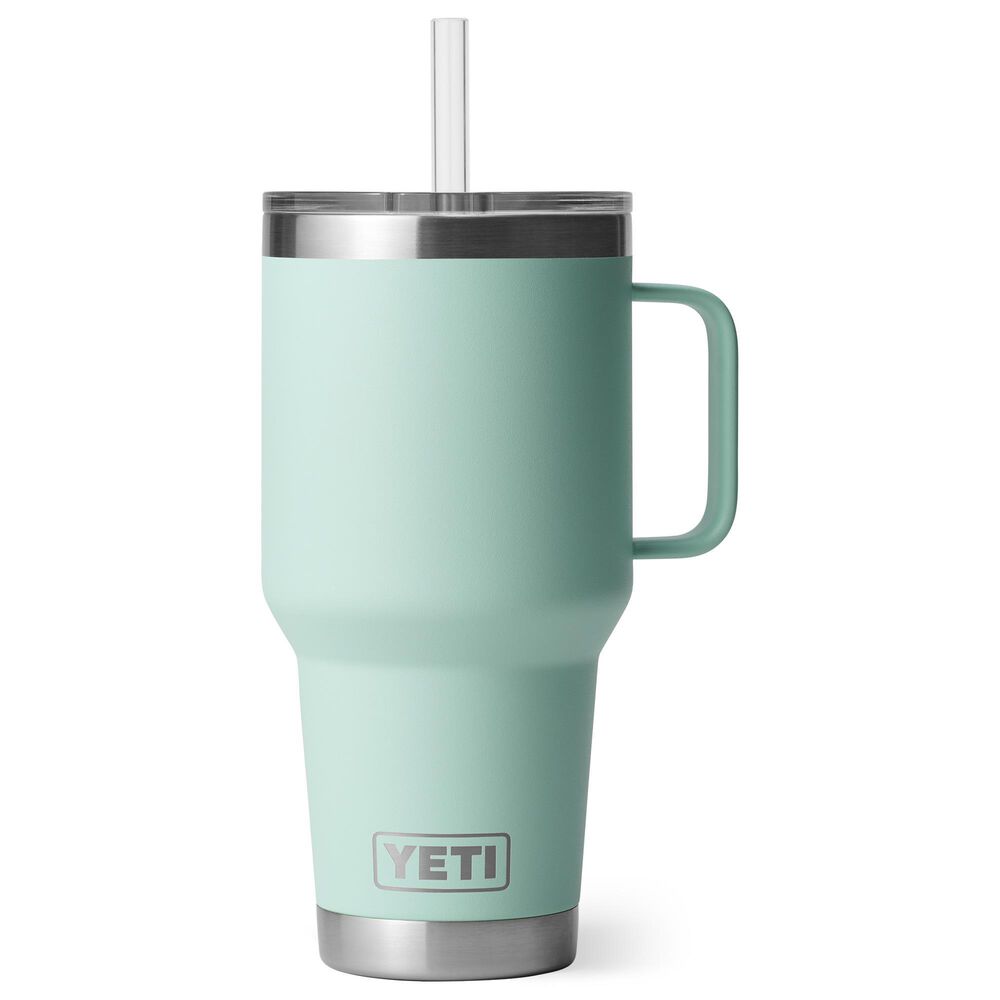 YETI Rambler 35 Oz Straw Mug 2.0 with Straw Lid in Seafoam, , large