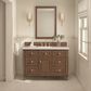 James Martin Vanities Lorelai 48" Single Vanity Mid-Century Walnut with 3 cm Lime Delight Quartz Top, , large
