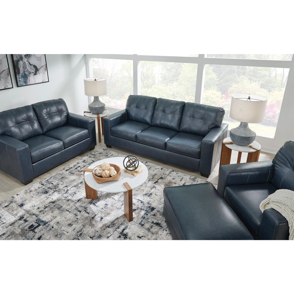 Ashley Santorine Stationary Sofa in Ocean, , large