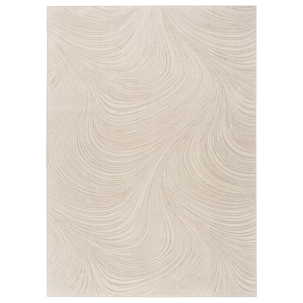 Nourison Central Park West CEP02 Beige 3"11" x 5"11" Area Rug, , large