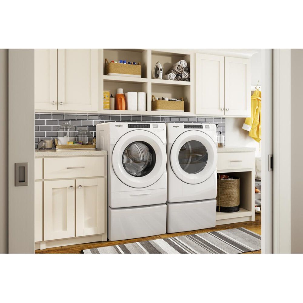 Whirlpool 7.4 Cu. Ft. Electric Dryer in White, , large