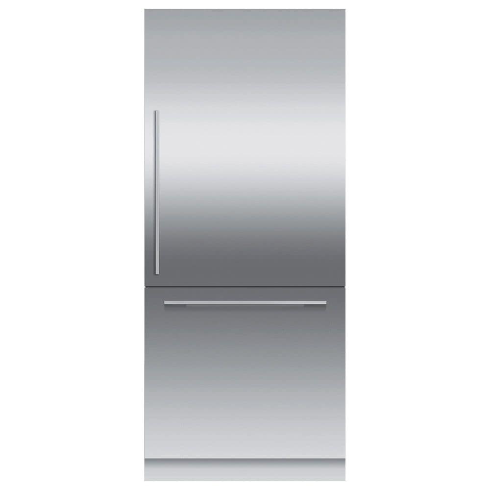 Fisher &amp; Paykel 2-Piece Contemporary Square Fine Handle Kit for RS36W Bottom Freezer in Stainless Steel, , large