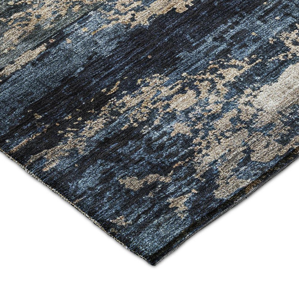 37B Nouveau NV3 2&#39;3&quot; x 7&#39;6&quot; Navy Indoor/Outdoor Runner, , large