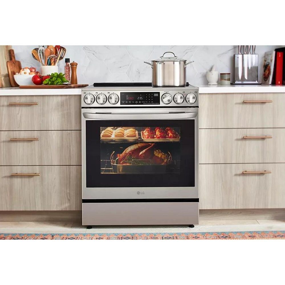 LG 6.3 Cu. Ft. Smart Induction Slide-in Range with InstaView in Stainless Steel, , large